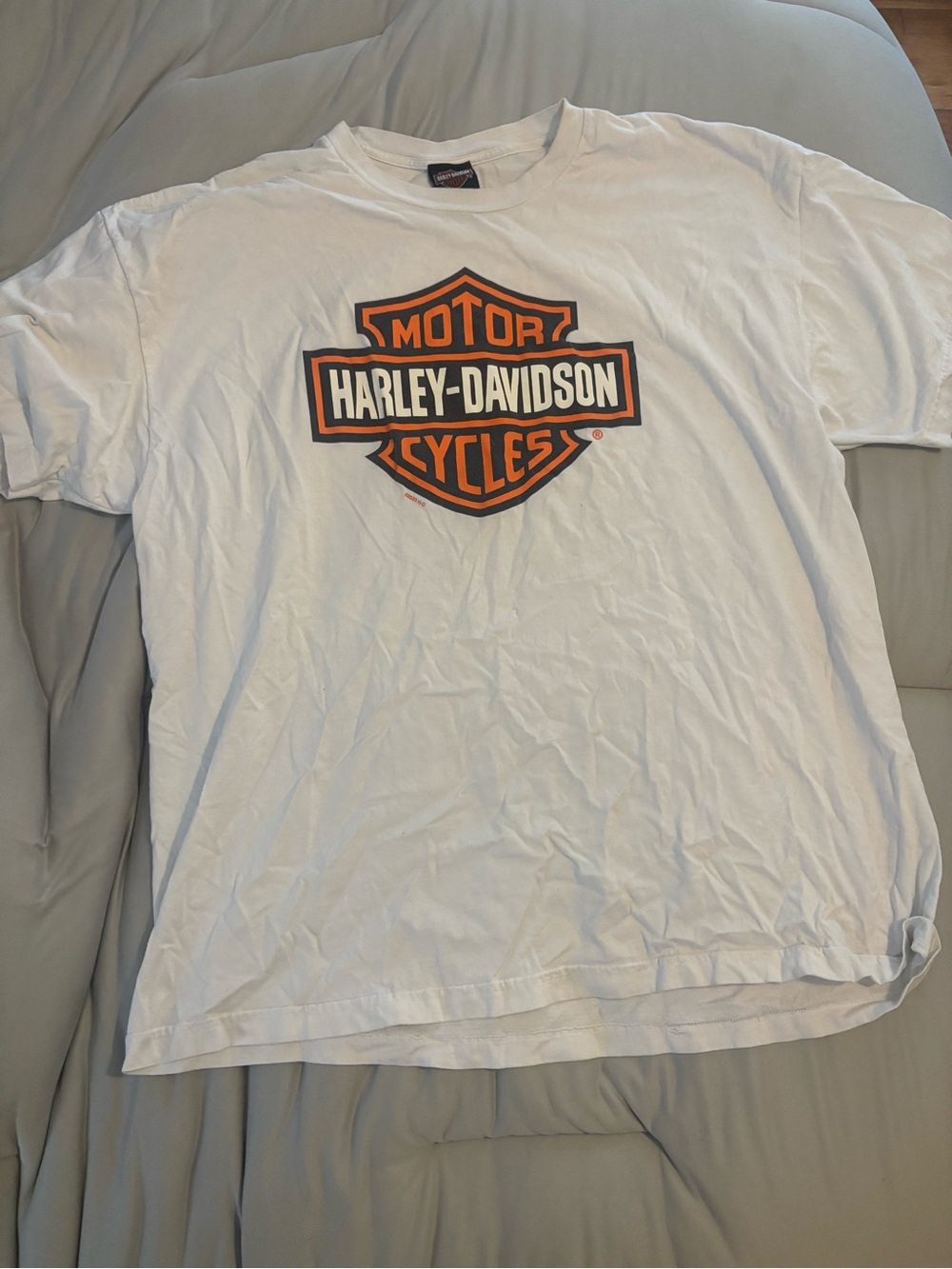 White Harley Davidson t shirt